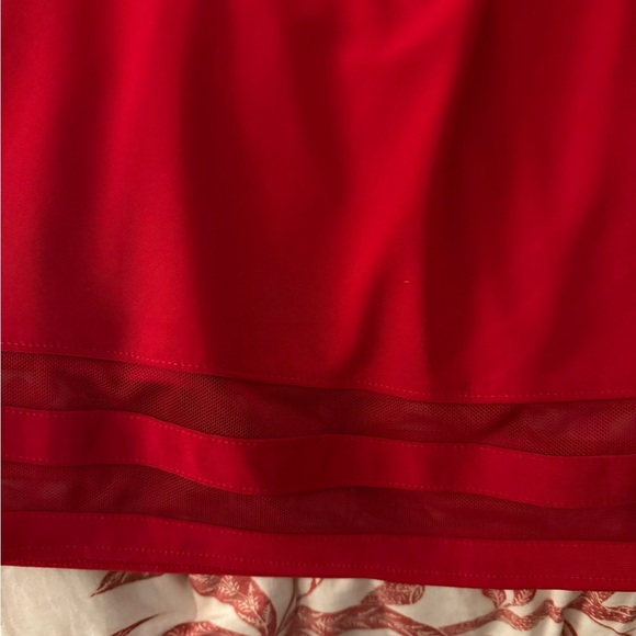 DKNY Red Ruched Long Sleeve Bodycon Dress - Picture 5 of 7